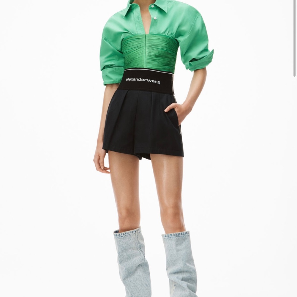 Black Alexander Wang Safari Shorts
